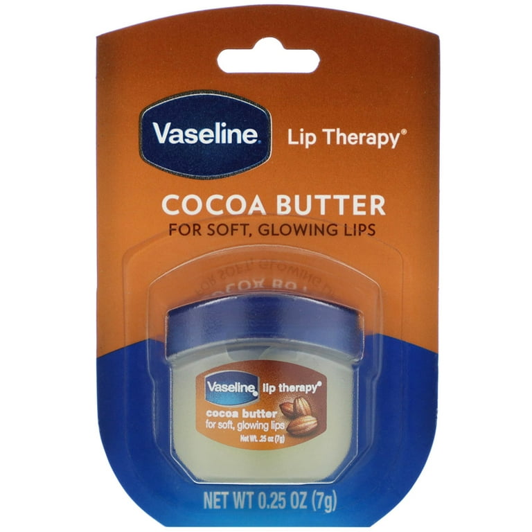 Vaseline Lip Therapy, Cocoa Butter, 0.25 oz