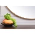 thumbnail image 4 of Metal frame round mirror with decorative hook 39 inch in Brass, 4 of 5