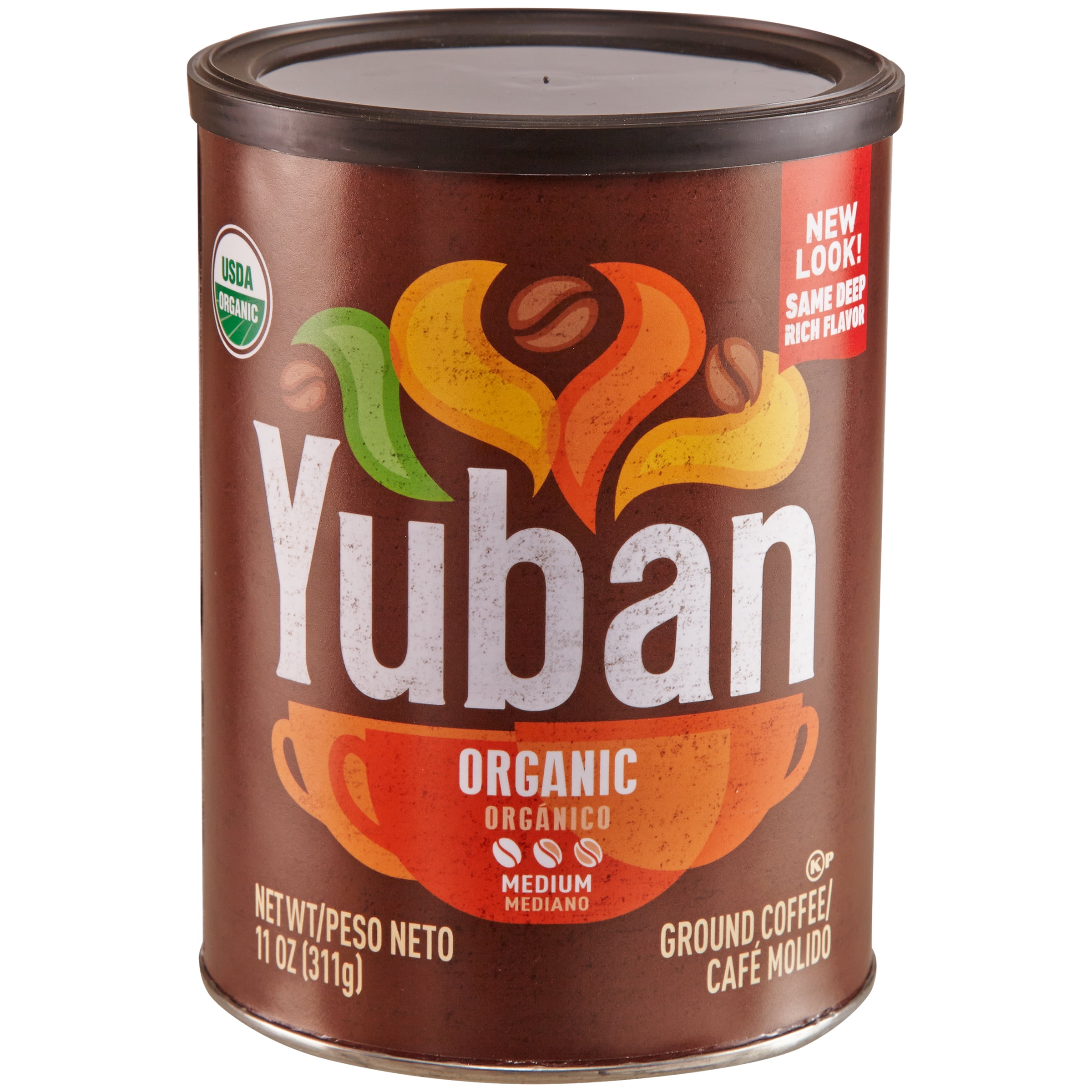 Yuban Organic Medium Roast Ground Coffee 11 oz Canister