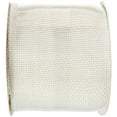 thumbnail image 3 of Offray Ribbon, Antique White 2 1/2 inch Burlap, Woven Ribbon, 9 feet, 3 of 9