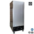 thumbnail image 4 of 29 in. Glass Door Commercial Merchandiser Refrigerator 23 Cu. Ft. Cooler in Stainless Steel with Lock, NSF ETL, 4 of 10