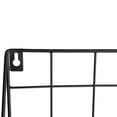 thumbnail image 3 of Contemporary Home Living Set of 2 Bronze Wire Wall File Basket Storage, 45", 3 of 4
