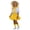 R129-Yellow, variant on RMGVDSD Girls Outfits Sets Fashion Casual Summer Puffy Skirt Set Short Sleeve T Shirts And Mini Skirts Set Kids Girls Graduation Outfit 3-4 Years