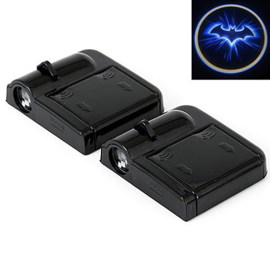 2 ECLAIRAGE DE porte sans fil LED Projecteur laser logo 3D pour