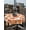 Orange Beige, variant on Outdoor Tablecloth with Umbrella Hole and Zipper, Thanksgiving Square Table Cloth 54x54 Inch Waterproof Tablecloth, Fall Orange Pumpkin Black White Plaid Picnic Table Cover for Patio Camping