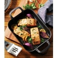 thumbnail image 2 of Tramontina Churrasco BBQ 11-Inch Carbon Steel Rectangular Grill Pan, Roaster, Perforated, Oven-Safe, 2 of 4