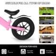 thumbnail image 5 of SPPTTY Kids Balance Bike with Glowing Wheels,12" Balance Bicycle for 2-5 Years Old,Pink, 5 of 9