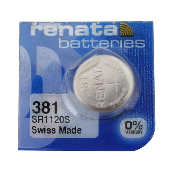Renata Batteries 381 Watch Battery 0% Mercury (5 Pack)