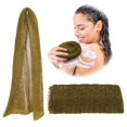 thumbnail image 1 of Adeton Esponja de red africana auténtica de propiedad negra exfoliante corporal depurador de red larga esponja exfoliante corporal Sapo ducha accesorios de baño espalda pie cuero cabelludo exfoliante, 1 of 5