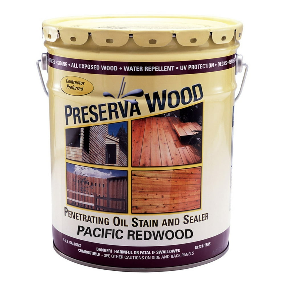 Preserva Wood Transparent Matte Pacific Redwood OilBased OilBased