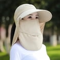 thumbnail image 3 of QJUHUNG Chapeau de Protection Solaire Gris Clair pour Femmes avec Grand Bord et Rabat de Cou - Respirant et Résistant aux UV pour Cyclisme, Pêche et Randonnée, Sangle de Menton Réglable, Tissu Polyester Extérieur, 3 of 6