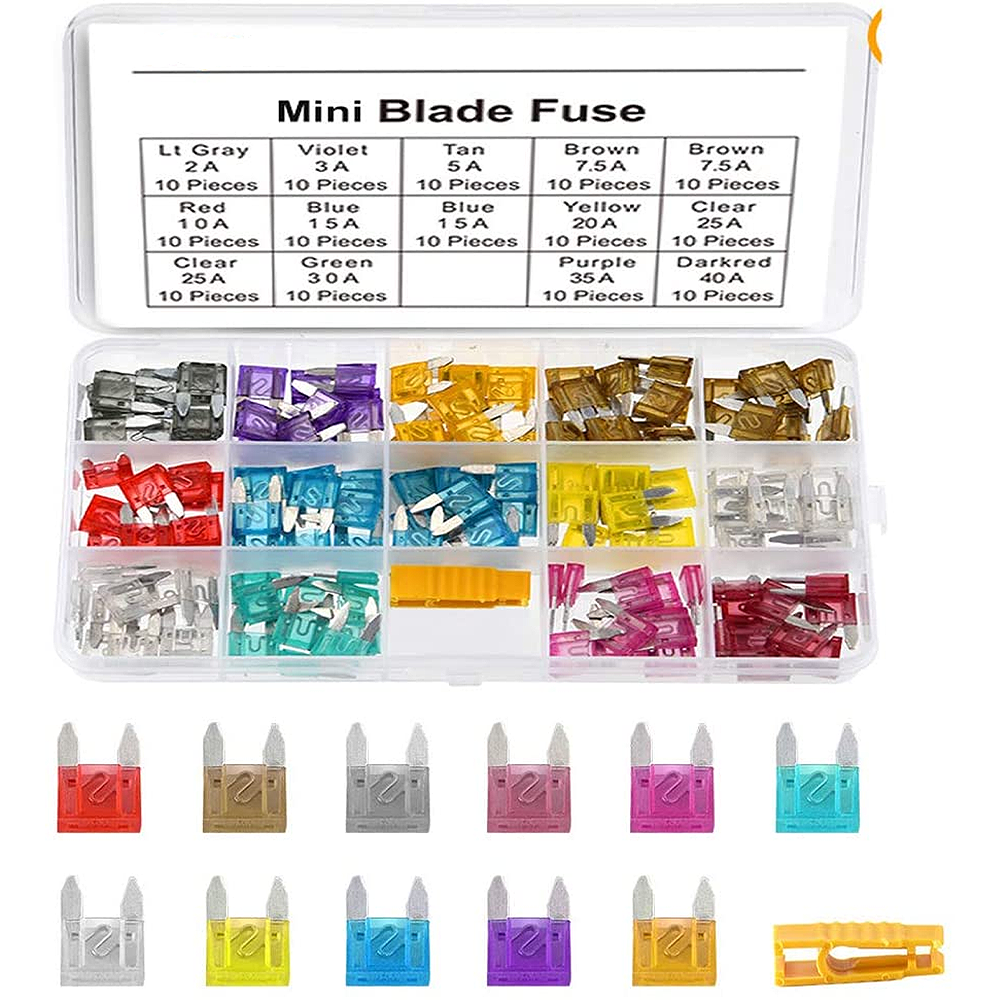 Tianlu 140pcs Mini Car Fuse Fuse Assortment Fuse for Auto Truck with