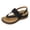 Black, variant on Womens Beach Sandals Dressy Classic Lightweight Open Toe Low Heels Womens Slippers Size 8 Summer Beach Walking Espadrille Shoes Ankle Strap