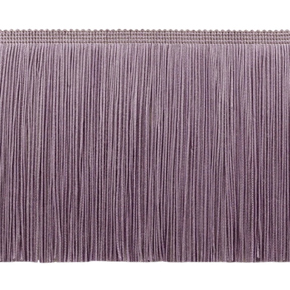 6" (15cm) Chainette Fringe Trim # CF06,, Lilac Purple #D7 (Light Lavender Violet Purple) Sold By The Yard (36"/3 ft/0.9m)