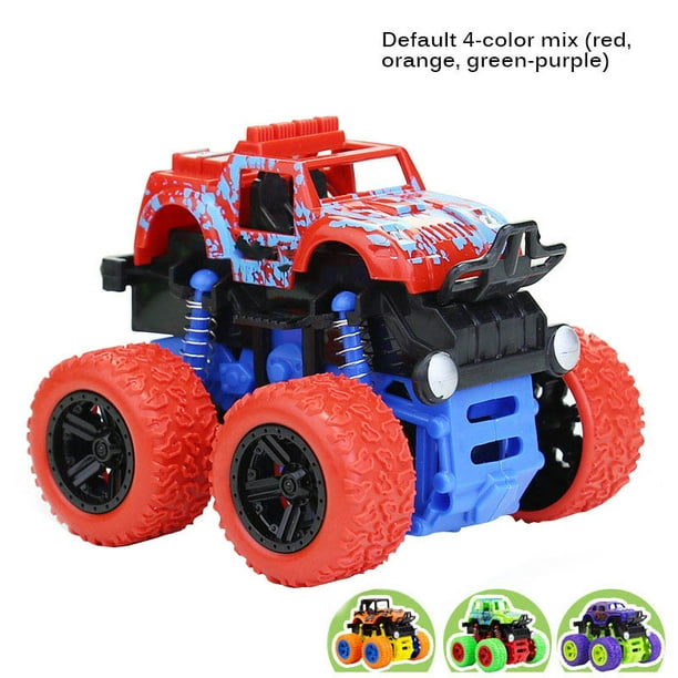 Coche De Juguete Con Tracción En Las Cuatro Ruedas, Modelo De Vehículo Todoterreno Inercial Extraíble Para Niños Scienceny FN003411-01
