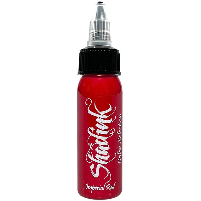 Shadink Imperial Red Tattoo Ink Professional Tattooing Inks for Color Portrait, Black & Gray Style