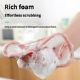 thumbnail image 4 of JoyMoreHome 4 Pieces Reusable Sponges Kitchen Non Scratch Microfiber Sponge Scrubber Reusable Scouring Pads for Kitchen Cleaning Dishes and Pots, 4 of 9