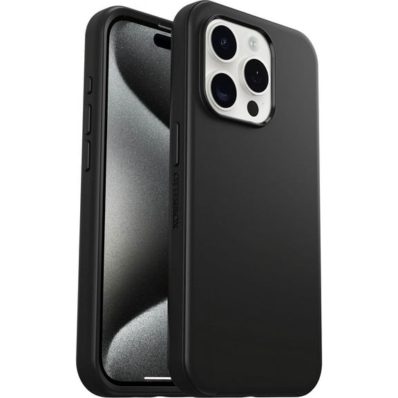 Otterbox Symmetry Series Case for iPhone 15 Pro, Black