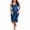Blue, variant on Women's Sleepwear Silk Pajamas Dress Satin Sleeveless Cami Party Dress New Year's Eve Outfits
