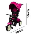 thumbnail image 5 of Triciclo Para Bebe Evolutivo De Lujo 360° Reclinable Morado, 5 of 5
