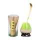 thumbnail image 2 of Japones Matcha Set Modern Tea Utensils Matcha Accessory Bamboo Matcha Batchis, Batcheador de cerámica y cuchara de bambú Verde brillante, 2 of 9