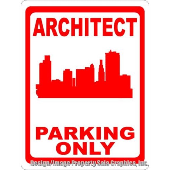 Architect Parking Sign