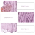 thumbnail image 4 of Unique Bargains 11Ft Cheesecloth Table Runner 35 x 134 Inch Rustic Gauze Tablecloth, Lilac, 4 of 7