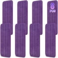 thumbnail image 1 of HLONK 8 Packs Reusable Microfiber Mop Pads Flat Mop Head Floor Cleaning Pad 16.5” Spray Mop Replacement Pads Fit for Most Microfiber Flat Mop System(Green), 1 of 7