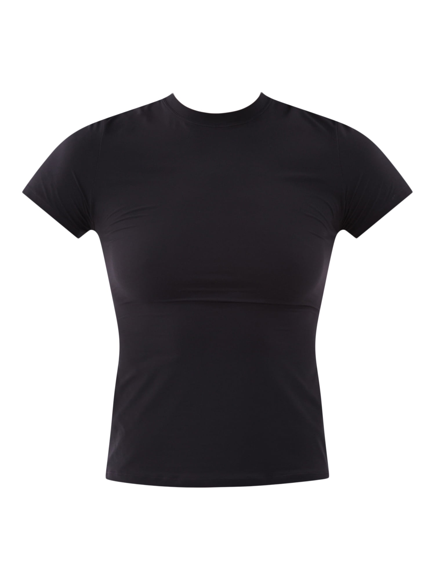No Boundaries Fit Stretch Tee with Short Sleeves, Women's XS-XXXL