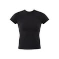 thumbnail image 5 of No Boundaries Fit Stretch Tee with Short Sleeves, Women's XS-XXXL, 5 of 5