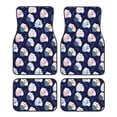 thumbnail image 1 of Balery Mom And Baby Owls Juego de 4 Alfombrillas para Auto, Revestimientos de Caucho Resistente, Diseño Antideslizante, 1 of 7
