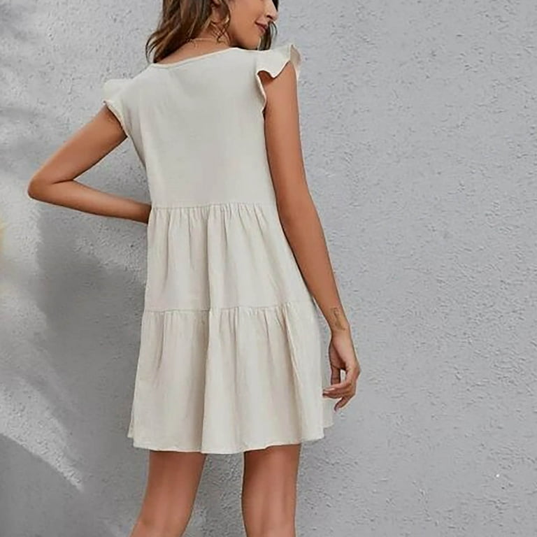 sleeveless summer linen dress with v neck 4334 sleeveless summer linen dress with v neck 4334