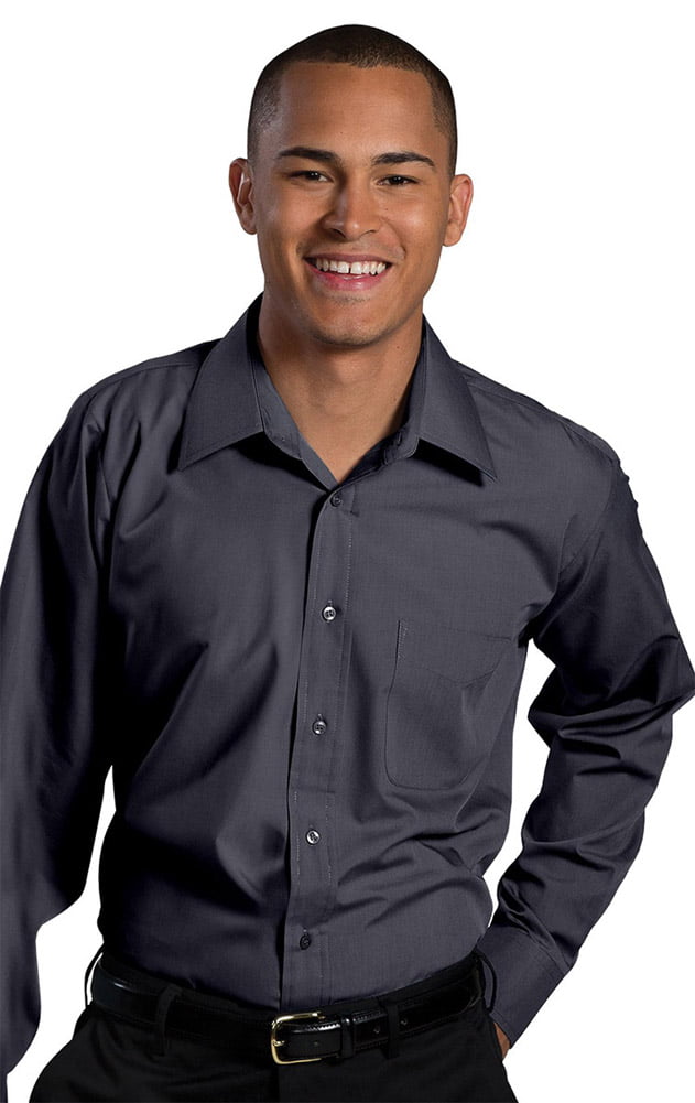 XLarge ROYAL Edwards Mens Long Sleeve Value Broadcloth Shirt