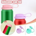 thumbnail image 5 of Upgrade Reusable Can Lids With Silicone Straws, Universal Fit Standard Beer Juice Beverage Cans, Spill Proof Leak Resistant Easy To Use Eco Friendly For Outdoor Indoor, 5 of 7