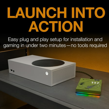 Seagate - Game Drive for Xbox Halo Infinite SE 2TB External USB 3.2 Gen 1 Portable Hard Drive with RGB LED Lighting