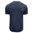 thumbnail image 4 of uikmnh Men's T Shirts European Solid Color Knitted Pineapple Jacquard Texture Men Casual Loose Comfortable Trendy Button Open Neck Short Sleeved T Shirt Size:L, 4 of 7