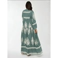 thumbnail image 2 of Printed Long Sleeve Viscose Maxi Dress, 2 of 7