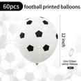 thumbnail image 2 of Biapian Set de 60 globos de látex de fútbol de 30 cm, 2 of 8