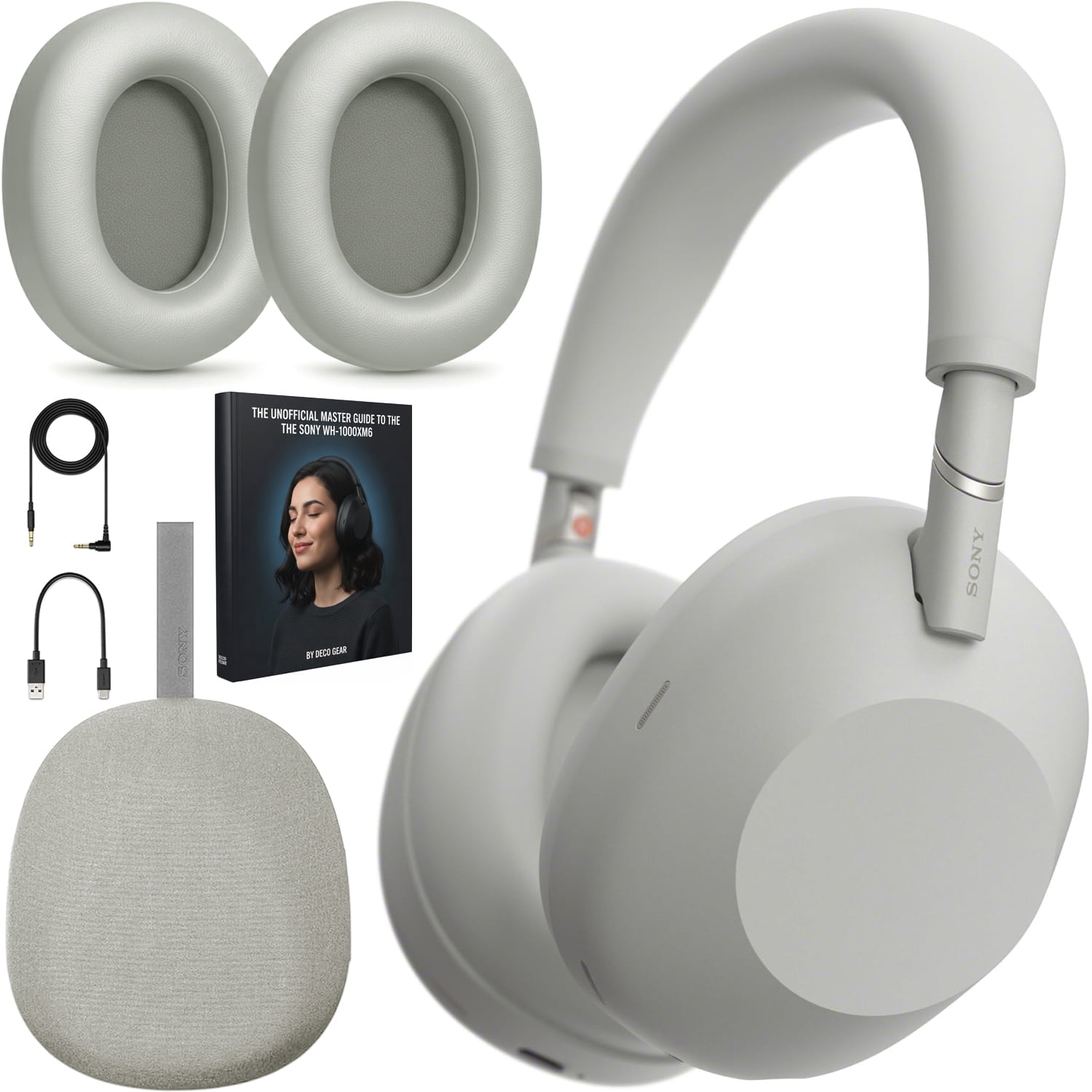 Sony WH1000XM4/B Noise Cancelling Wireless Headphones with Mic