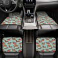 thumbnail image 7 of Yiaed Dachshund Christmas Play Print Carpet Floor Mats for Cars, Auto Accessories Front & Rear Car Floor Mats Car Floor Foot Mat Sets of 4 Pieces, 7 of 7