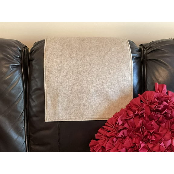 Cloth Headrest Cover for furniture, furniture protectors, solid color, slipcover, sofas, loveseats, theater chairs,recliners,RV’s,office chair. 17x27.