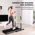 thumbnail image 6 of Walking Pad Handle Bar Only, Compatible with 24.4'' Wide Walking Pad, Max 43.3'' Height Parallettes Bar, Non-Slip Base, 6 of 7