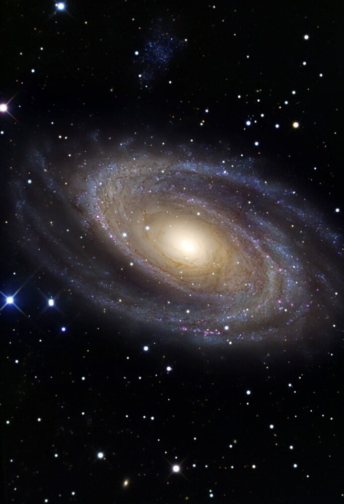 Messier 81, also known as NGC 3031 or Bode's Galaxy, is a spiral galaxy ...