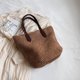 thumbnail image 4 of Bolso La Azar Mujer Solid Sole Straw Bohemian Woven Summer Beach Punto Bolsas Compras, 4 of 9