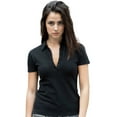 thumbnail image 3 of Skinni Fit Ladies/Womens Stretch Polo Shirt, 3 of 4