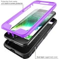 thumbnail image 5 of FIEWESEY for iPhone Se 2022 Case,Rugged Holster Armor Cover[Heavy Duty Protection ] Bumper Case [Belt Swivel Clip] + [Kickstand] for iPhone Se 2020/Se 2022/iPhone 7/iPhone 8 4.7 Inch(Purple), 5 of 5