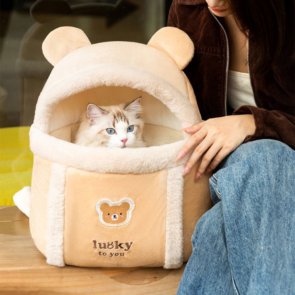 Carrier for Outdoor Walking Winter Autumn Warm Travel Carriers Portable Carrier Backpack Chest Bag Kitten Supply
