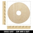 thumbnail image 2 of Deliciously Kawaii Chibi Donut Wood Shape Unfinished Piece Cutout Craft DIY Projects - 6.25 Inch Size - 1/4 Inch Thick, 2 of 7