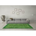 thumbnail image 3 of Ahgly Company Indoor Square Abstract Green Modern Area Rugs, 5' Square, 3 of 4