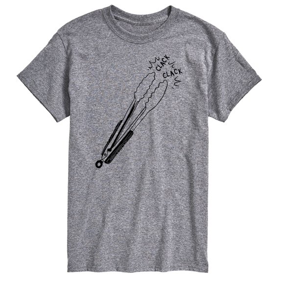 Instant Message - Clack Clack Tongs - Cooking - Men's Short Sleeve Graphic T-Shirt